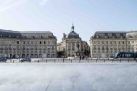 Miroir d'eau à Bordeaux