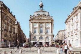 Place de la Bourse à Bordeaux