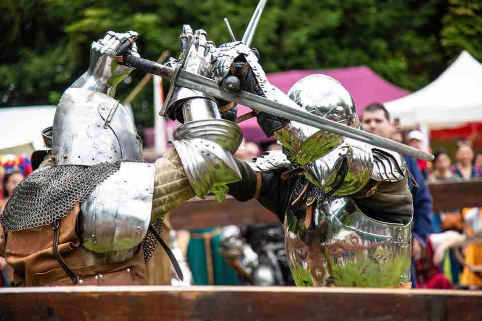 fete médiéval au parc du château de Cadaujac