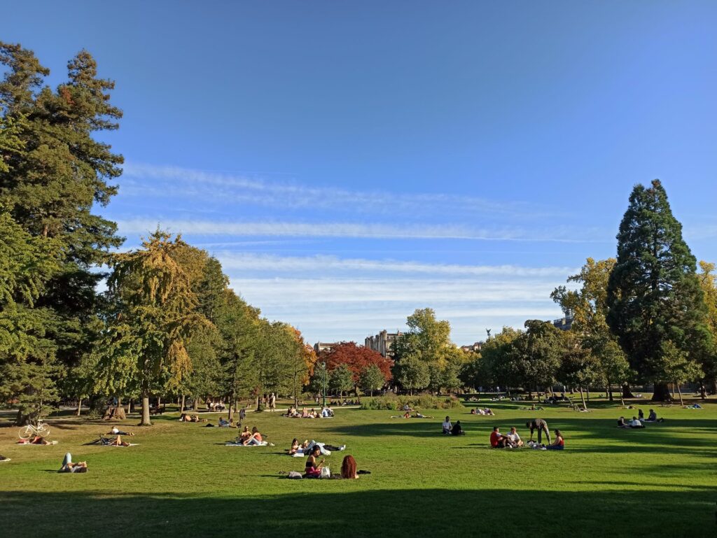 pique nique jardin public de Bordeaux