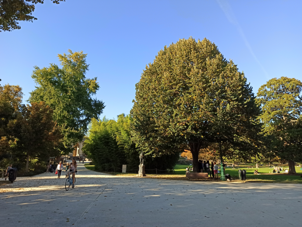 faire du vélo dans le jardin public de Bordeaux