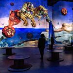 l'exposition Dali et Gausi aux Bassins des Lumières