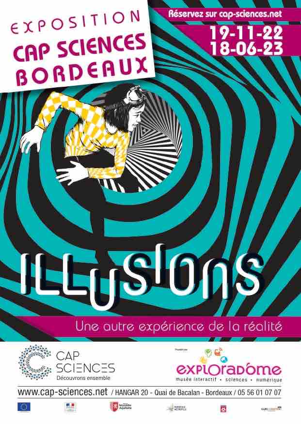 Illusions, la nouvelle exposition à découvrir en famille à Cap Sciences,  Bordeaux