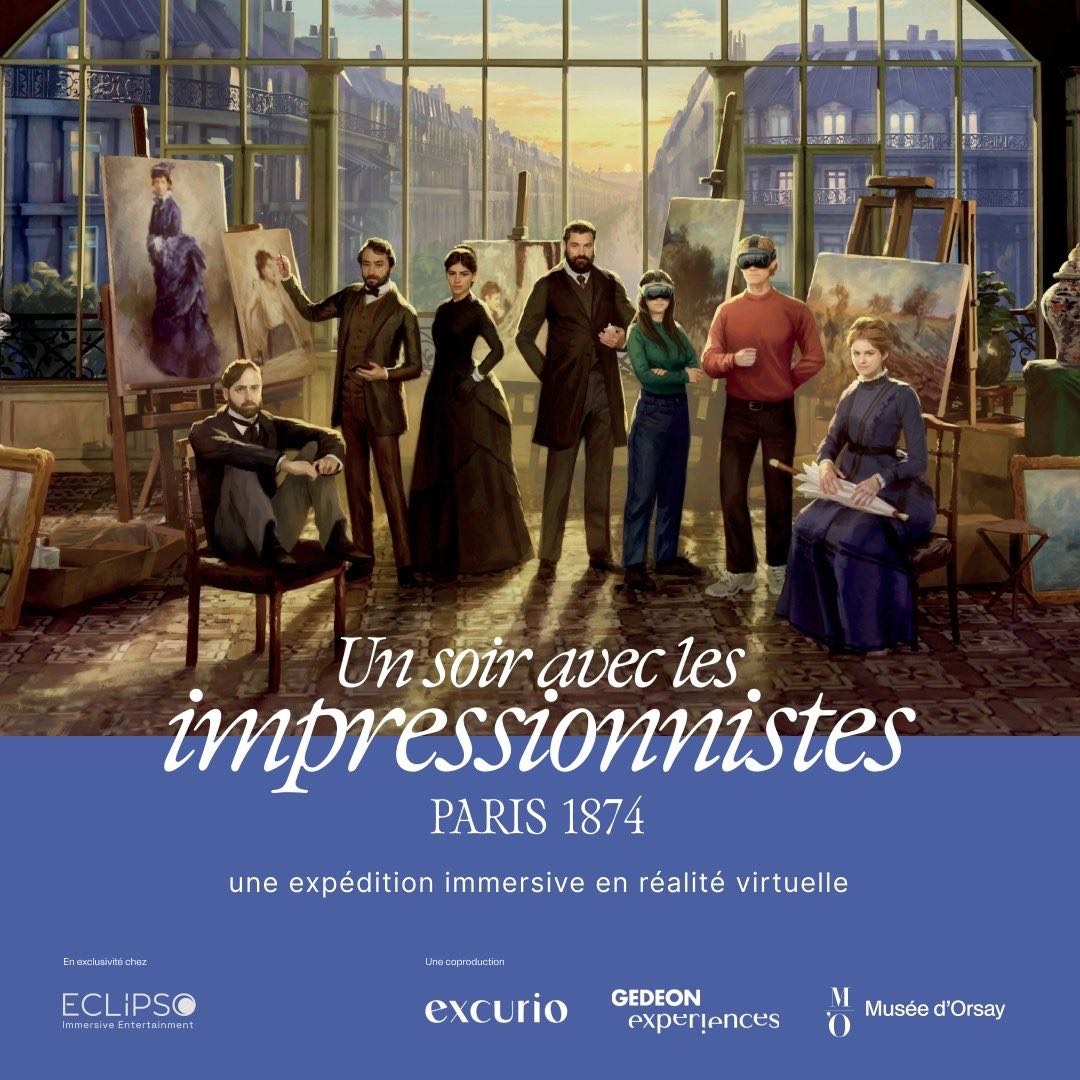 une soirée avec les impressionnistes, en réalité virtuelle